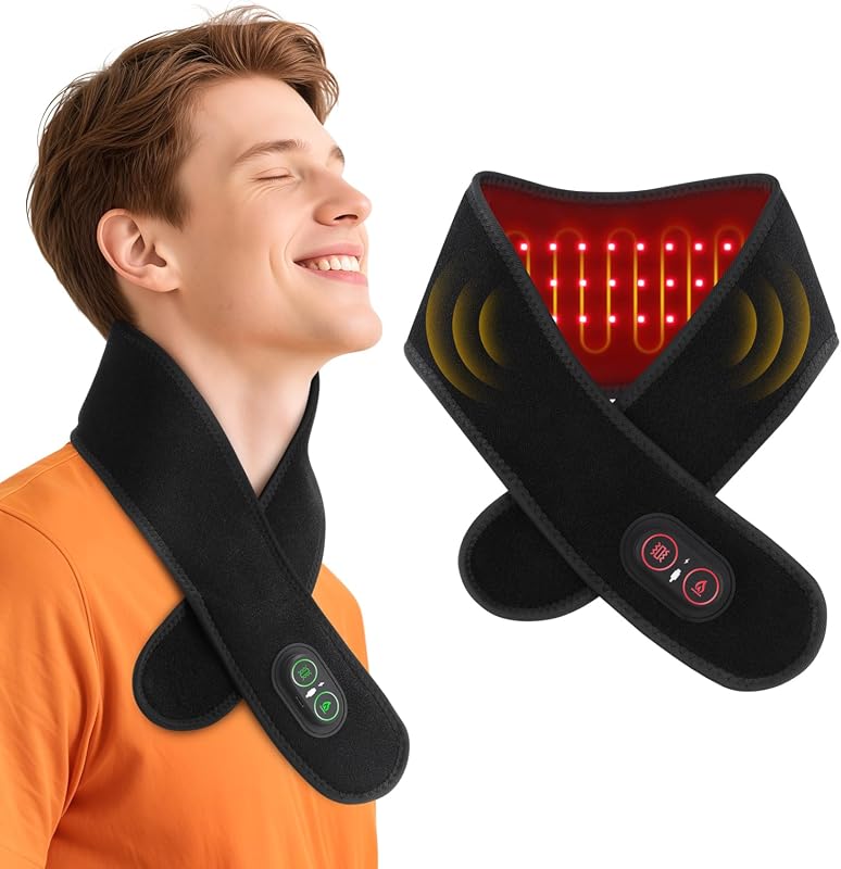 Cordless Neck Massager Heating Pad